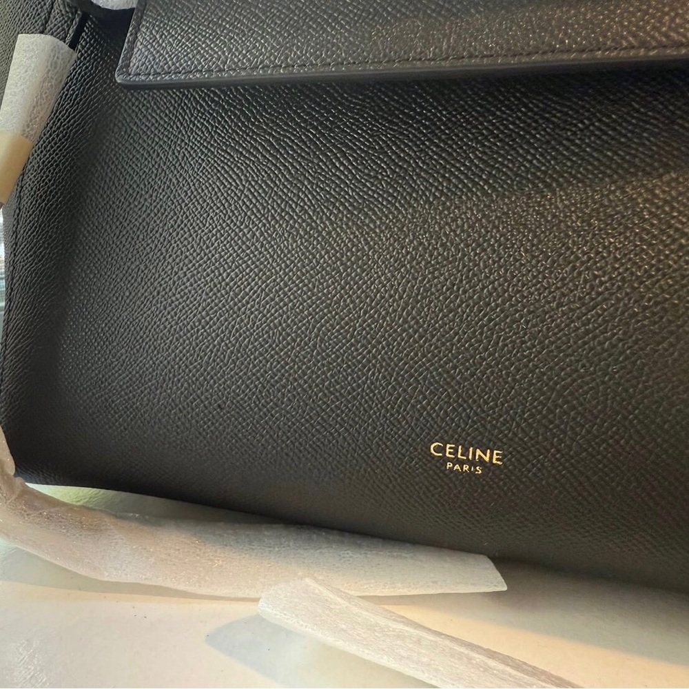 🤩💕💕 Gorgeous Celine Grained Calfskin Belt Bag in Black - Picture 5 of 7